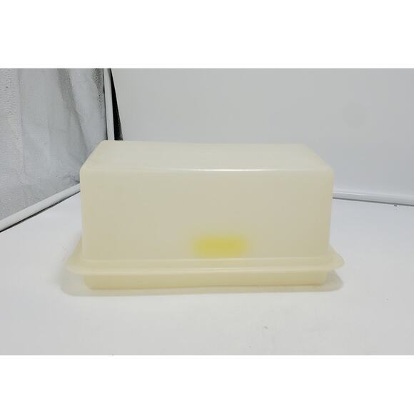 Vintage Sheer Tupperware Bread Loaf Keeper Storage Container #171 w/ #172 Lid - Picture 5 of 8